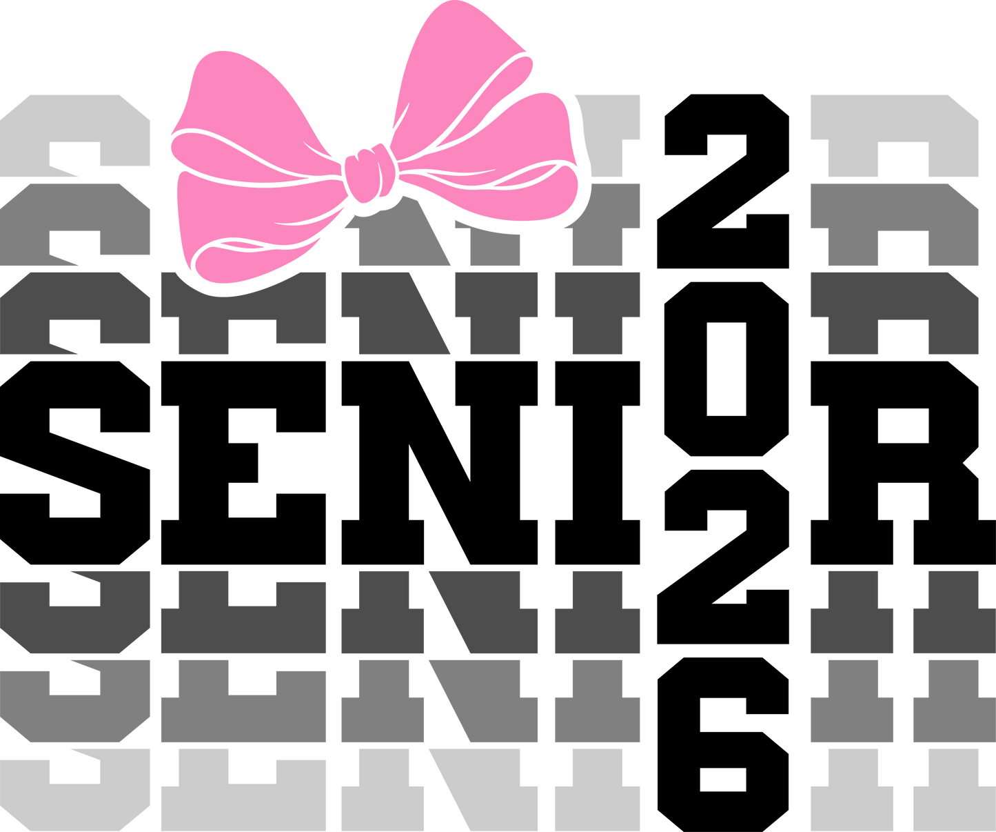 Class of 2026 Stacked w/Bow