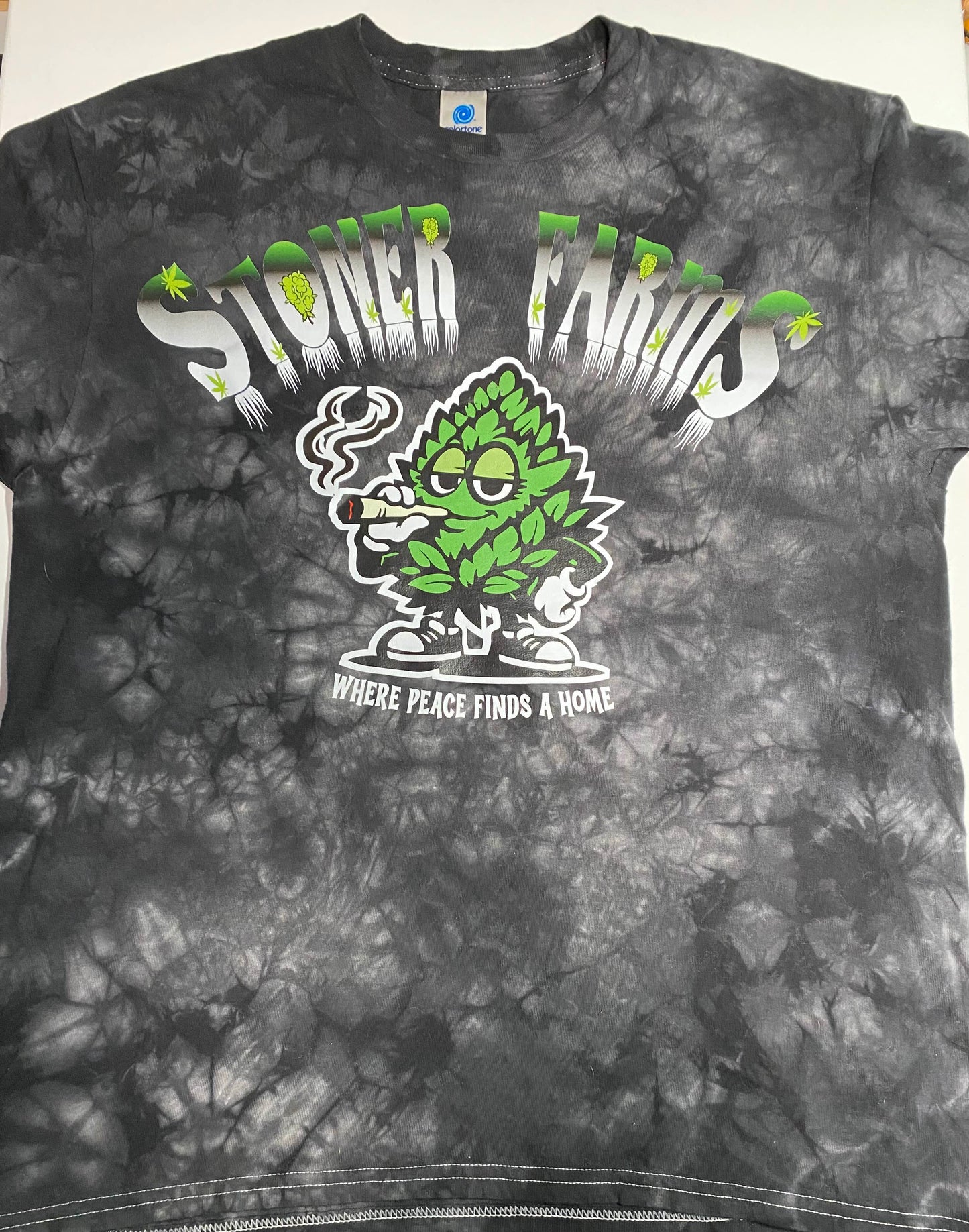 Stoner Farms NugMan Crystal Wash Tee