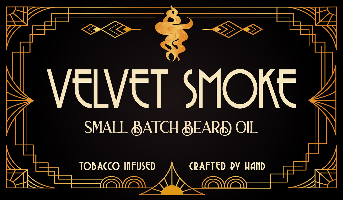 Velvet Smoke Luxury Beard Oil 1oz Bottle