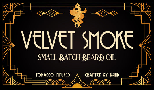 Velvet Smoke Luxury Beard Oil 1oz Bottle